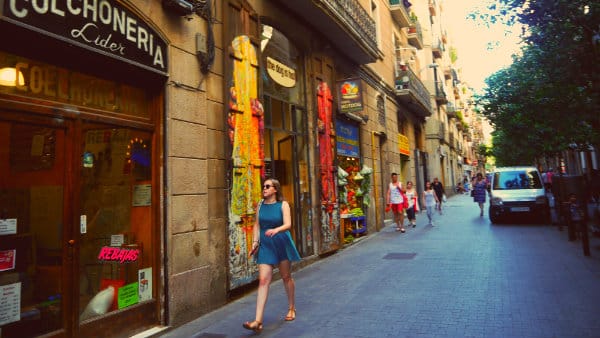 El Raval - Hipster neighbourhood of Barcelona