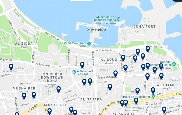 Accommodation in Corniche & Downtown Doha - Click to see all available accommodation in this area