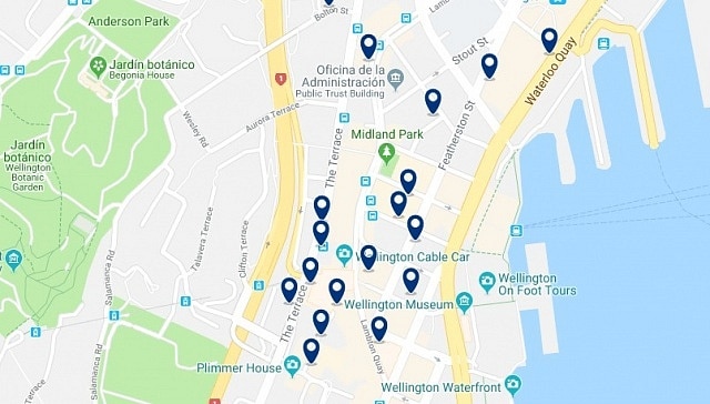 Accommodation in Lambton Quay - Click on the map to see all available accommodation in this area