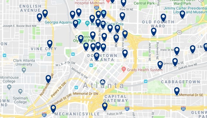 Best Areas To Stay In Atlanta Georgia Best Districts