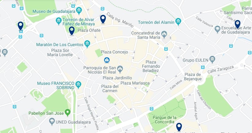 Alojamiento en el Centro de Histórico de Guadalajara - Haz clic para ver todos el alojamiento disponible en esta zona