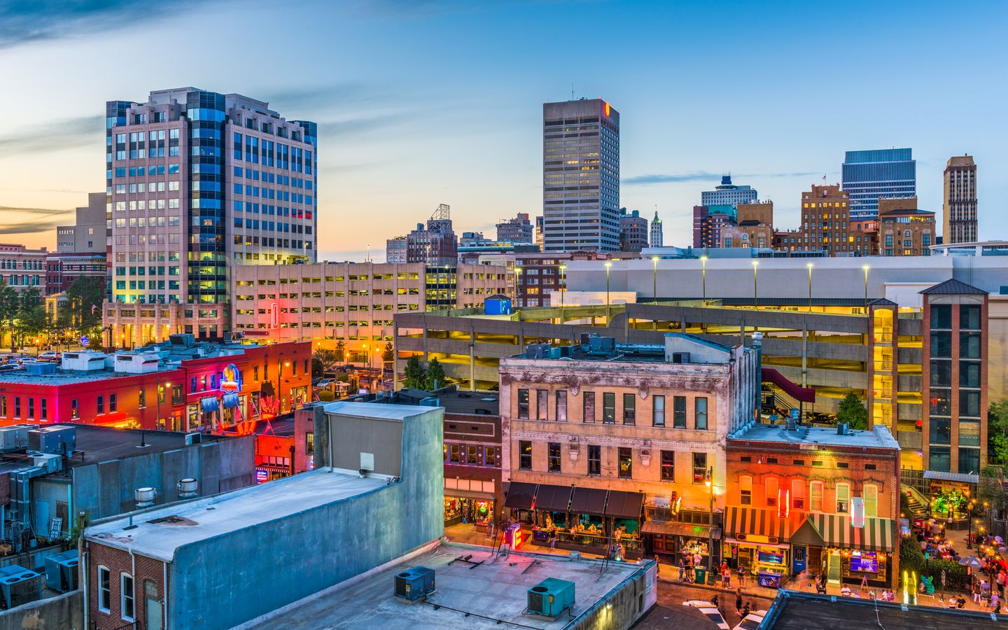 Mejores zonas donde alojarse en Memphis - Downtown