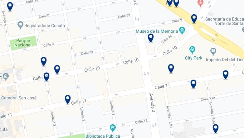 Accommodation near Ventura Plaza Shpping Center - Click on the map to see all available accommodation in this area