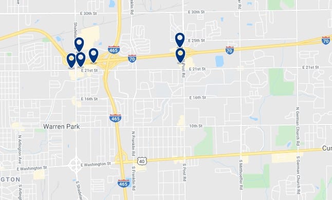 Alojamiento en Warren Township - Clica sobre el mapa para ver todo el alojamiento en esta zona