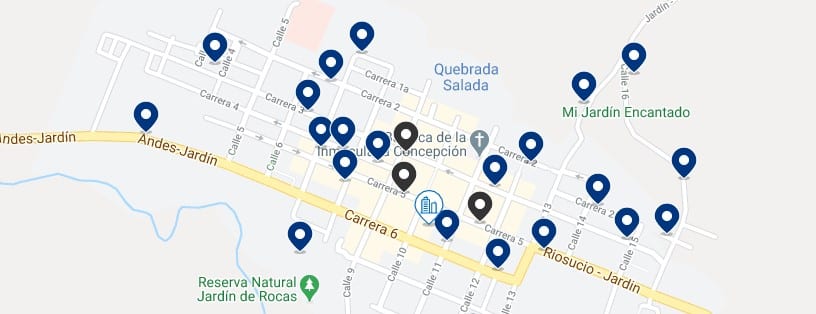 Alojamiento en el centro de Jardín, Colombia - Haz clic para ver todos el alojamiento disponible en esta zona