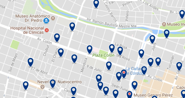 Accommodation near Hospital de Clínicas - Click on the map to see all available accommodation in this area