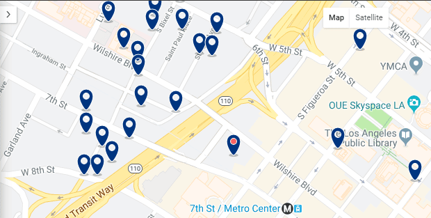 Accommodation in Historic District & Downtown – Click on the map to see all available accommodation in this area