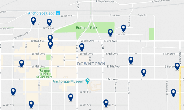 Best Areas to Stay in Anchorage - Alojamiento En Downtown Anchorage %E2%80%93 Haz Clic Para Ver Todo El Alojamiento Disponible En Esta Zona 640x385