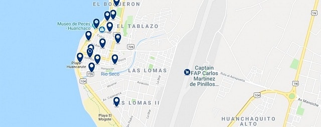 Alojamiento en Huanchaco - Haz clic para ver todo el alojamiento disponible en esta zona