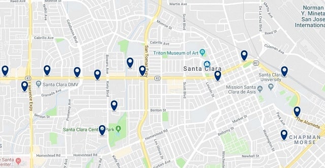 Alojamiento en Santa Clara - Haz clic para ver todo el alojamiento disponible en esta zona