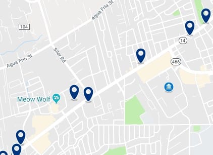 Accommodation near the University of Art and Design - Click on the map to see all available accommodation in the area