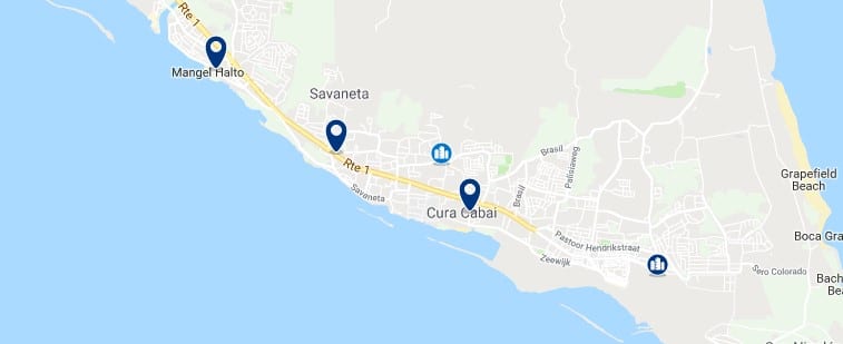 Alojamiento en Savaneta - Haz clic para ver todos el alojamiento disponible en esta zona