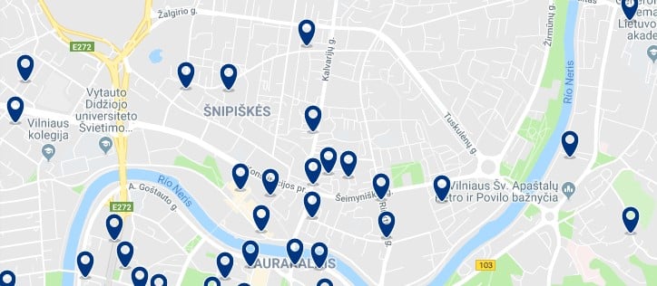 Accommodation in Snipiskes - Click on the map to see all available accommodation in this area