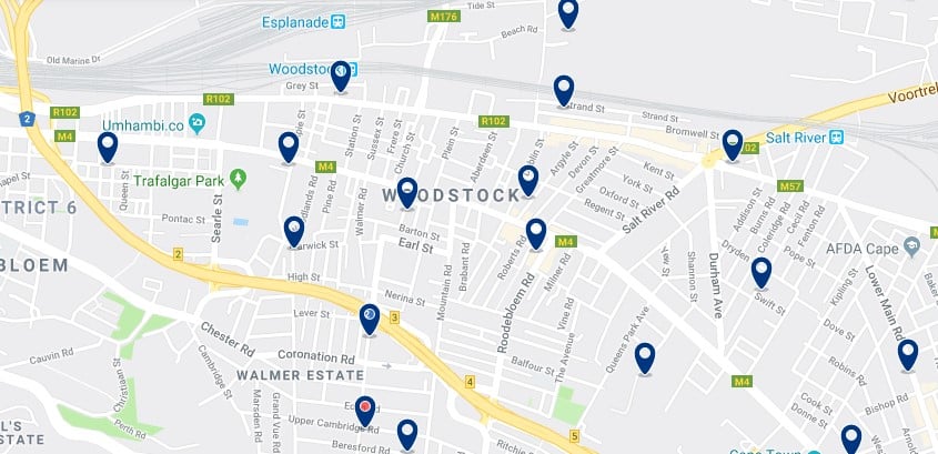 Accommodation in Woodstock - Click to see all available accommodation in this area
