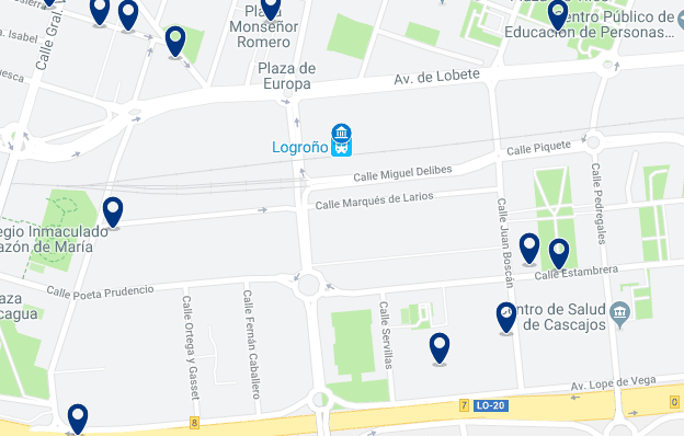 Alojamiento cerca de la estación RENFE – Haz clic para ver todo el alojamiento disponible en esta zona
