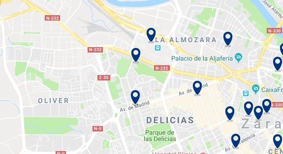 Alojamiento en Delicias - Haz clic para ver todos el alojamiento disponible en esta zona