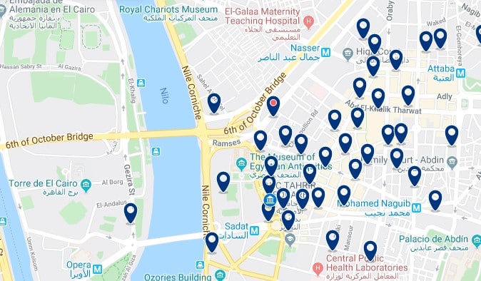 Alojamiento en Downtown Cairo - Haz clic para ver todos el alojamiento disponible en esta zona