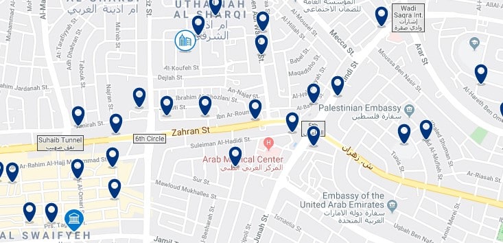 Alojamiento cerca del Baraka Mall - Clica sobre el mapa para ver todo el alojamiento en esta zona