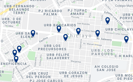 Alojamiento en el Centro de la ciudad - Haz clic para ver todo el alojamiento disponible en esta zona