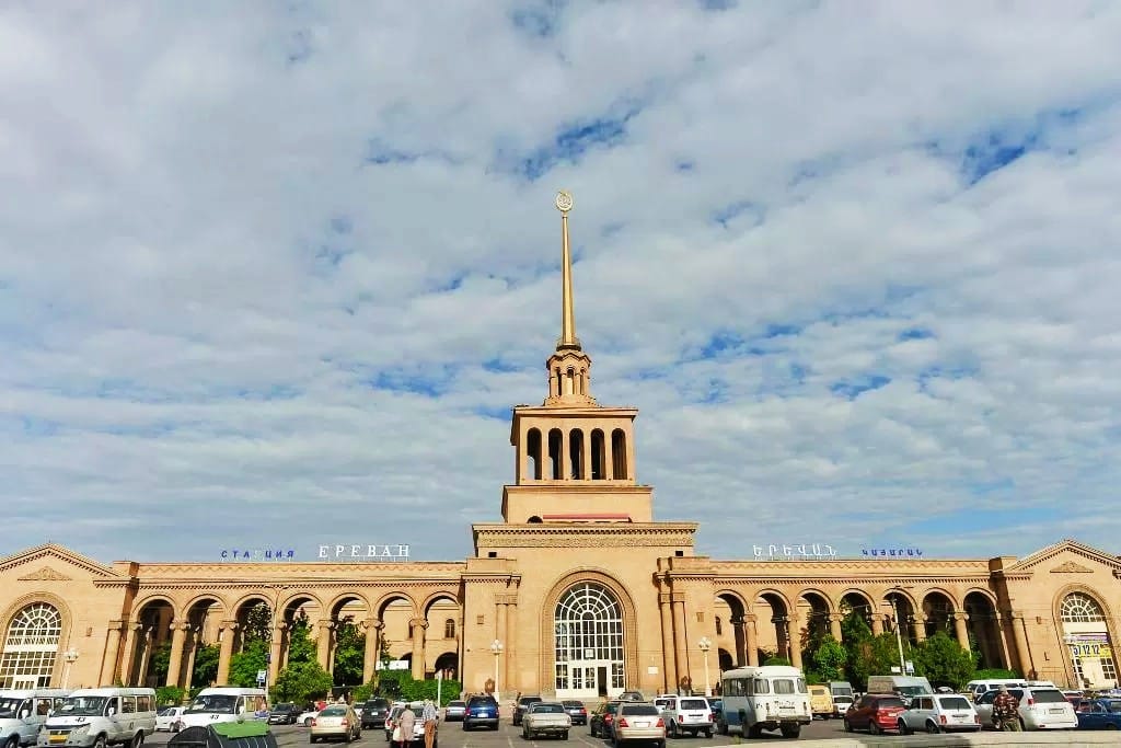 Zona recomendada donde alojarse en Ereván - Cerca de la Estación Central de trenes