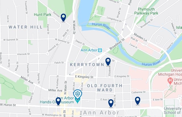 Accommodation in Kerrytown - Click on the map to see all accommodation in this area
