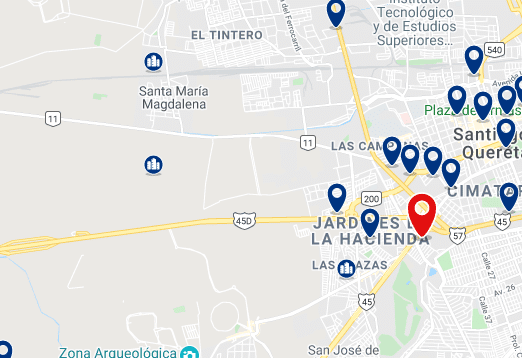 Alojamiento cerca del Centro Comercial Galerias Querétaro - Haz clic para ver todo el alojamiento disponible en esta zona
