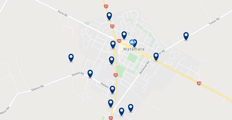 Accommodation in Matamata - Click on the map to see all accommodation in this area
