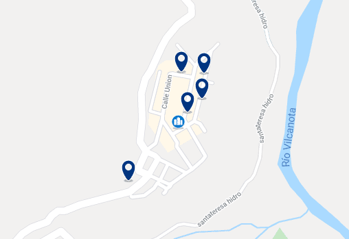 Accommodation in Santa Teresa - Click on the map to see all available accommodation in this area