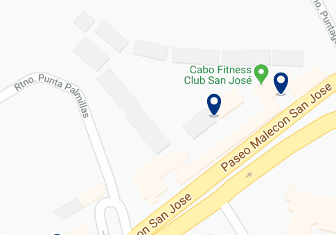 Accommodation in the hotel area of San José del Cabo - Click on the map to see all accommodation in this area