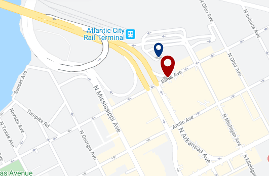 Accommodation near Atlantic City Convention Center - Click on the map to see all available accommodation in this area