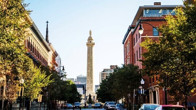 Zona recomendada donde alojarse en Baltimore, Maryland - Cerca del Monumento a Washington