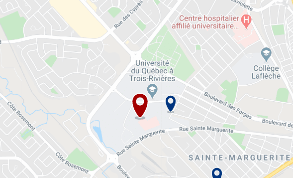 Accommodation near Université du Quebec - Click on the map to see all available accommodation in this area