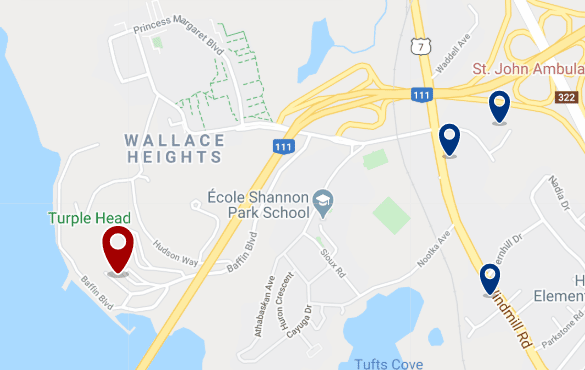 Accommodation near Bedford Institute of Oceanography - Click on the map to see all available accommodation in this area