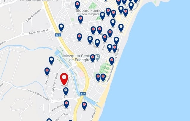 Accommodation near Sohail Castle - Click on the map to see all available accommodation in this area