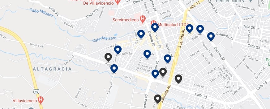 Alojamiento al sur del centro de Villavicencio, Colombia - Haz clic para ver todos el alojamiento disponible en esta zona
