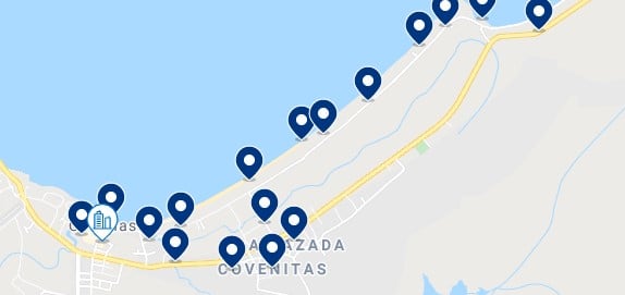 Alojamiento en Tolú y la Primera Ensenada de Coveñas, Colombia - Haz clic para ver todos el alojamiento disponible en esta zona