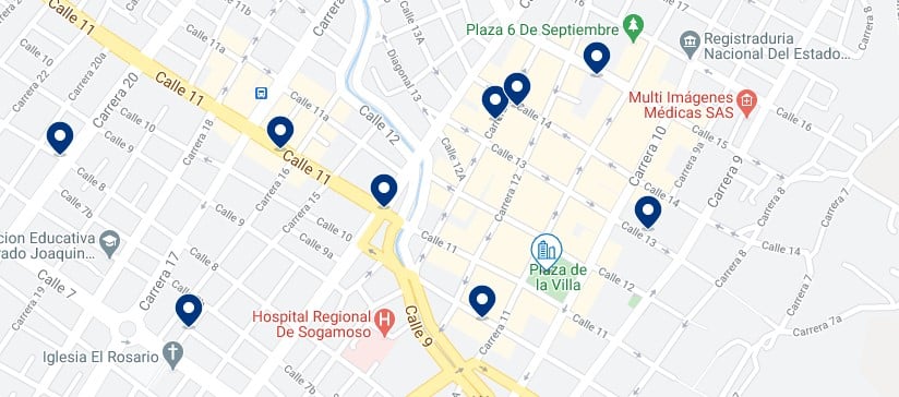Alojamiento en el centro histórico de Sogamoso - Haz clic para ver todos el alojamiento disponible en esta zona