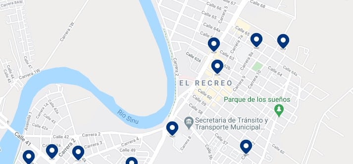 Alojamiento en el norte de Montería, Colombia - Haz clic para ver todos el alojamiento disponible en esta zona