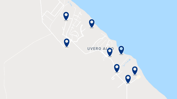 Alojamiento en Uvero Alto - Haz clic para ver todo el alojamiento disponible en esta zona