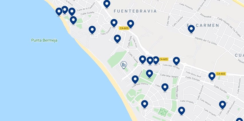 Accommodation in Fuentebravía – Click to see all the available accommodation in this area