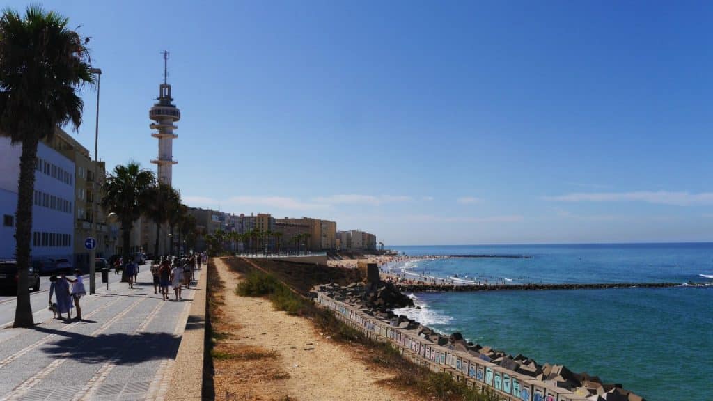 Best location in Cádiz, Spain - Playa de Santa María del Mar