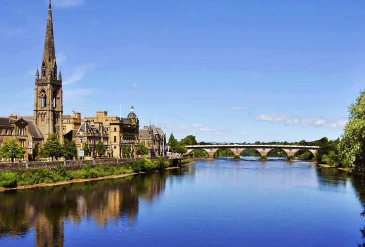 Las mejores zonas donde alojarse en Perth, Escocia